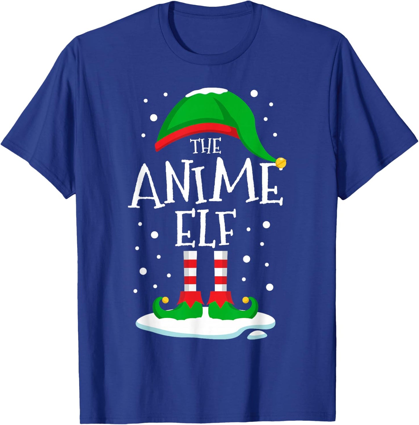 The Anime Elf Christmas Family Matching Xmas Group Funny T-Shirt - T-Shirt | Royal