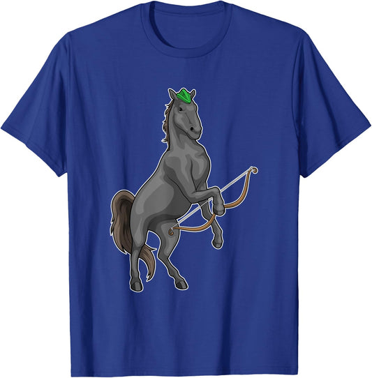 Horse Archer Bow T-Shirt - T-Shirt | Royal