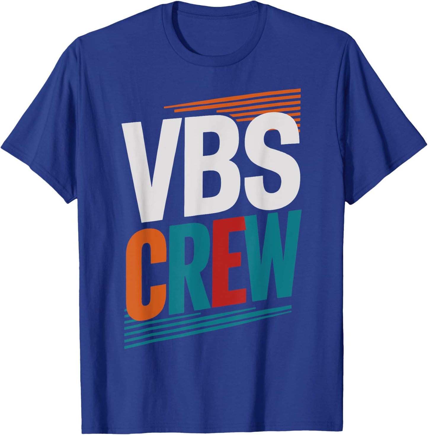 VBS Crew Faith-Based Gathering Sunday School Teacher Men Women Kids T-Shirt - T-Shirt | Royal