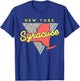 Syracuse New York T Shirt Vintage Triangle T-Shirt - T-Shirt | Royal