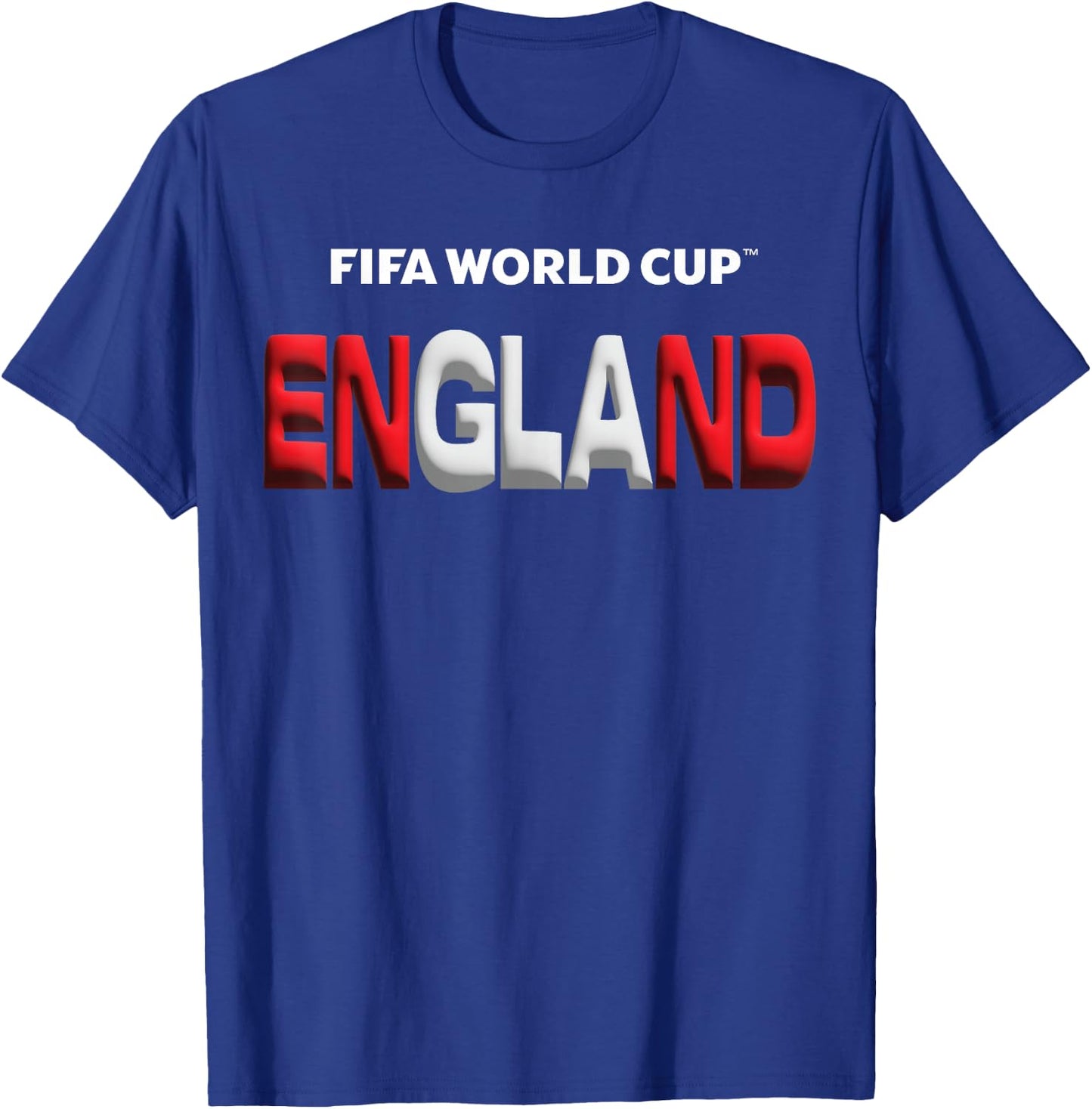 FIFA World CUP26 England Bubble Color T-Shirt - T-Shirt | Royal