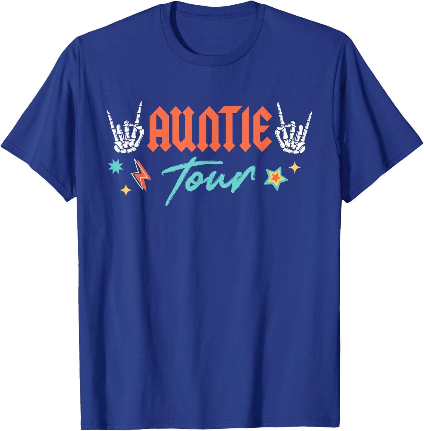 Family Tour Auntie Joke Rock & Roll Family Matching T-Shirt - T-Shirt | Royal