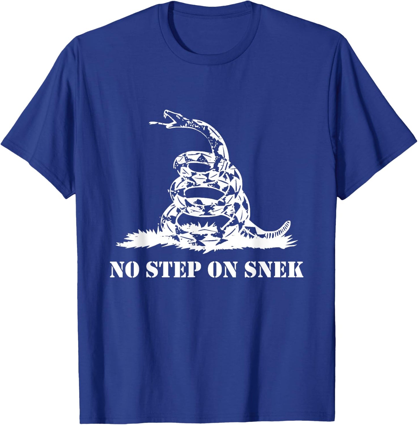 Funny No Step On Snek T-Shirt - T-Shirt | Royal