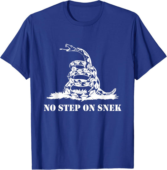 Funny No Step On Snek T-Shirt - T-Shirt | Royal