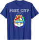 Park City North Utah - Ski and Snowboard Unicorn T-Shirt - T-Shirt | Royal