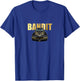 VINTAGE 1977 BANDIT TRANS AM, AMERICAN MUSCLE CARS, 1970s T-Shirt - T-Shirt | Royal