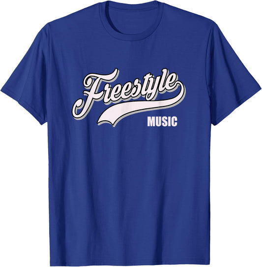 Love the 80s Freestyle Dance Music Retro Style T-Shirt - T-Shirt | Royal