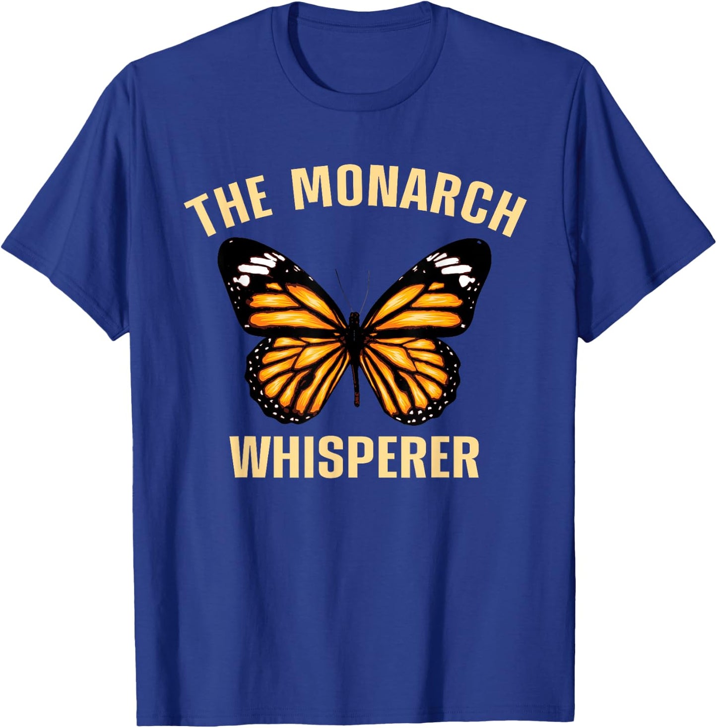Monarch Butterfly Art Men Women Entomology Monarch Lover T-Shirt - T-Shirt | Royal