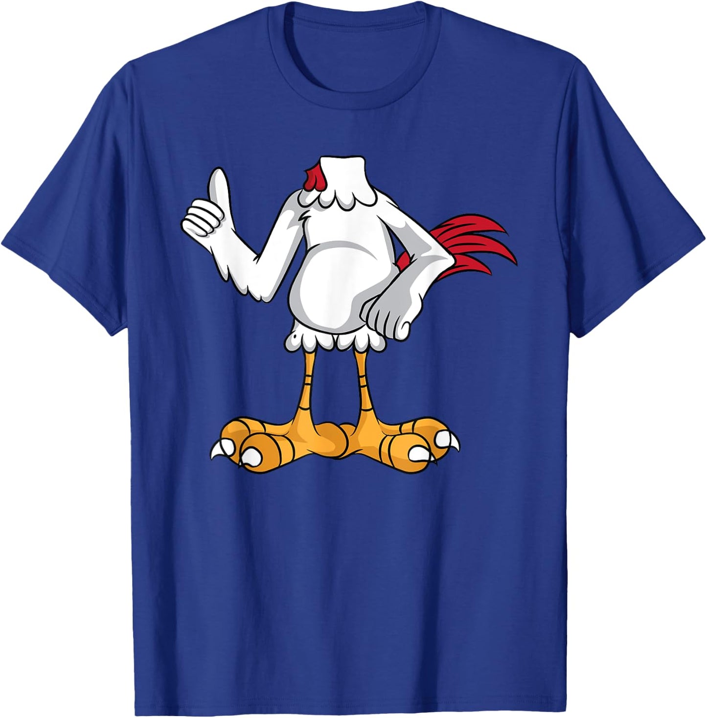 Chicken Costume Halloween Easy Cosplay Last Minute Outfit T-Shirt - T-Shirt | Royal