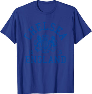 Chelsea Town of West London, England UK T-Shirt - T-Shirt | Royal