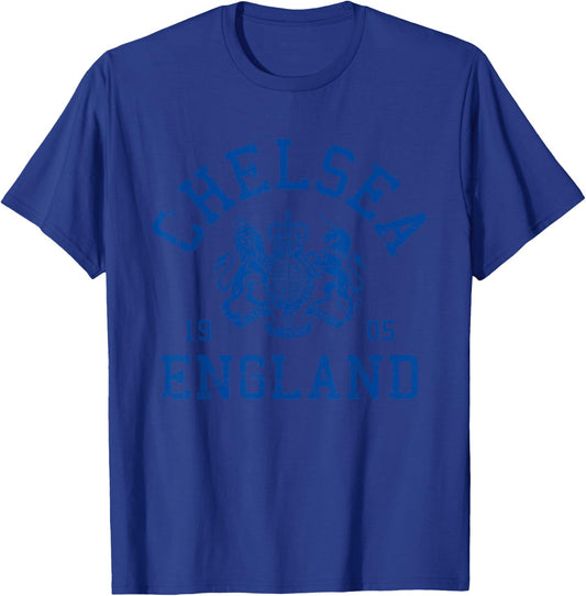 Chelsea Town of West London, England UK T-Shirt - T-Shirt | Royal