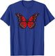 Cute Red Butterfly T-Shirt - T-Shirt | Royal