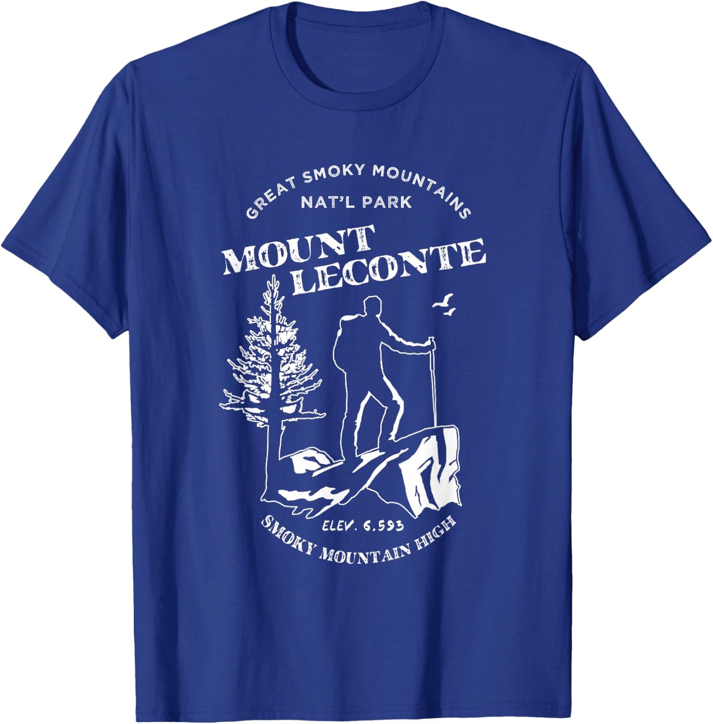 Mt. Leconte Shirt - Great Smoky Mountains T-Shirt - T-Shirt | Royal