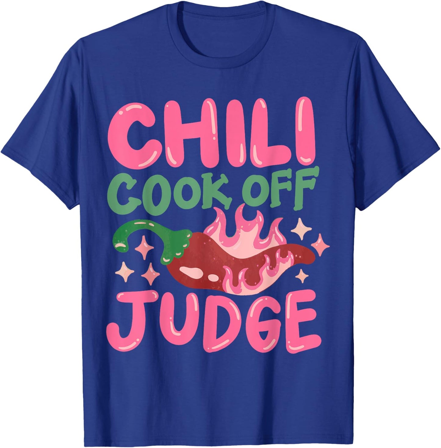 Chili Cook Off Judge Red Chili T-Shirt - T-Shirt | Royal