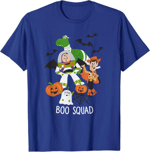 Disney Pixar Toy Story Halloween Boo Squad Cartoon Sketch T-Shirt - T-Shirt | Royal