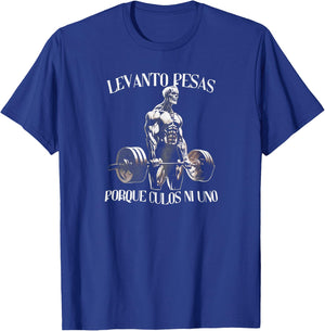 Calacas Chidas Gym Con Frases Sarcasticas Funny Saying T-Shirt - T-Shirt | Royal