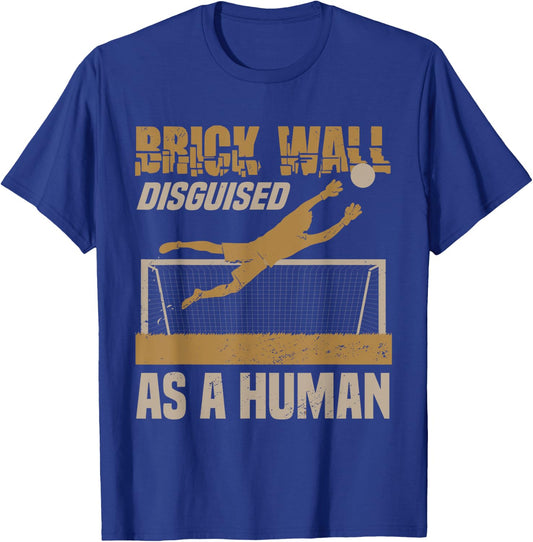 Goaltender Soccer Goalie Goalkeeper T-Shirt - T-Shirt | Royal