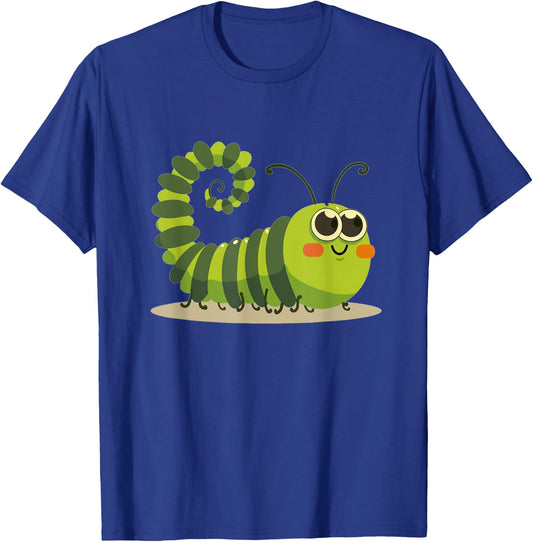 Cute Caterpillar Costume for Adults and Kids T-Shirt - T-Shirt | Royal