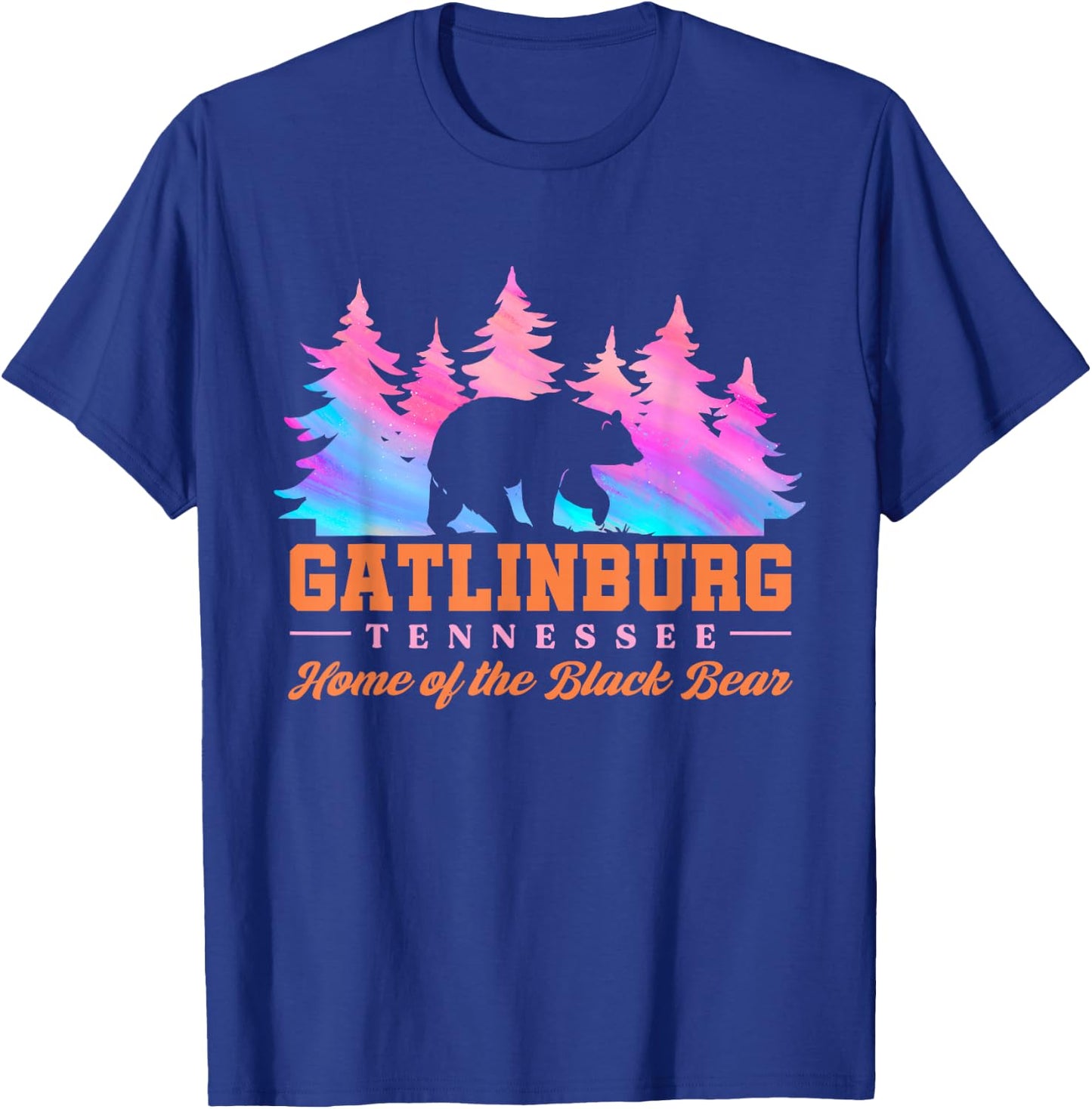 Gatlinburg Tennessee Home Of The Black Bear T-Shirt - T-Shirt | Royal