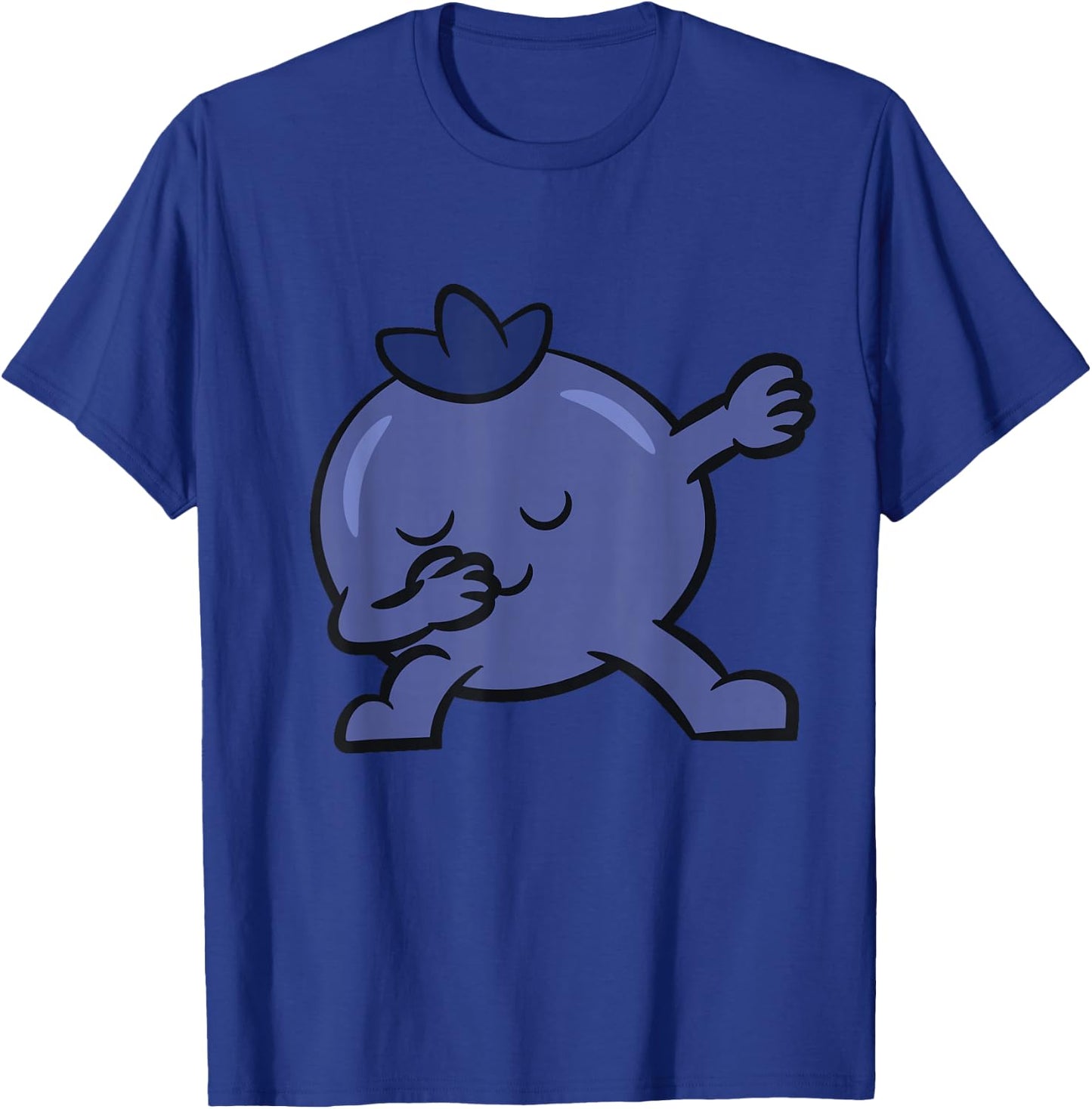 Dabbing Blueberry Cute Fruit Kawaii Blueberry Dabbing T-Shirt - T-Shirt | Royal