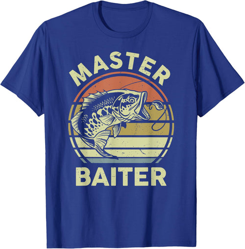 Fishing-Shirt Master-Baiter Funny Dad Grandpa
