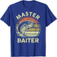 Fishing-Shirt Master-Baiter Funny Dad Grandpa T-Shirt - T-Shirt | Royal