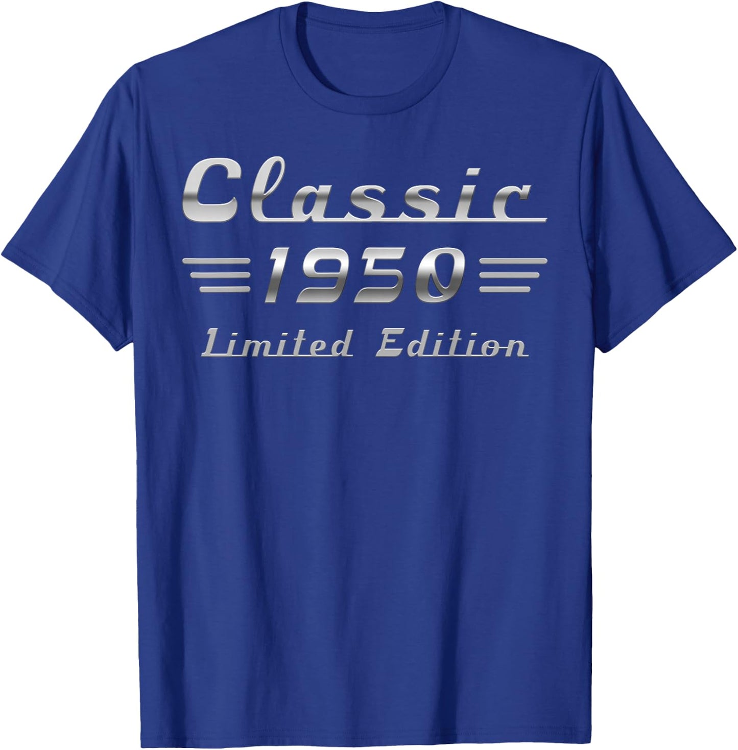 Classic 1950 Car 75th Birthday Limited Edition T-Shirt - T-Shirt | Royal
