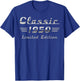 Classic 1950 Car 75th Birthday Limited Edition T-Shirt - T-Shirt | Royal