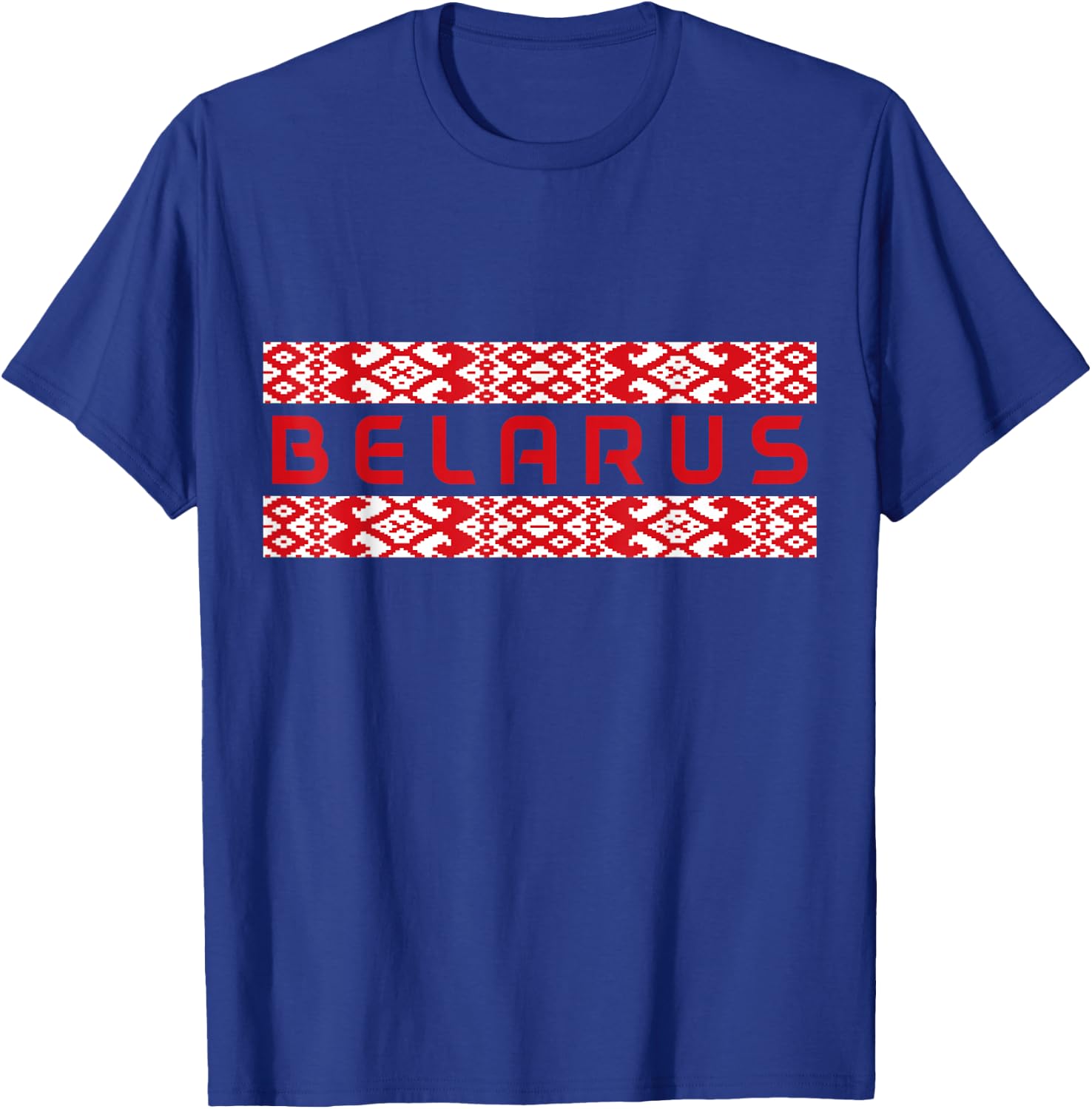 Belarus Pride Belarusian Flag Roots Heritage T-Shirt - T-Shirt | Royal