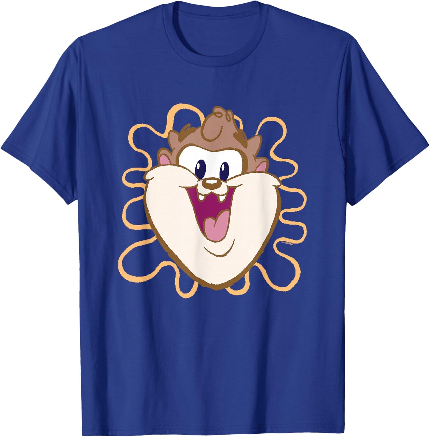 Looney Tunes Baby Looney Tunes Cute Taz Big Face Logo T-Shirt - T-Shirt | Royal