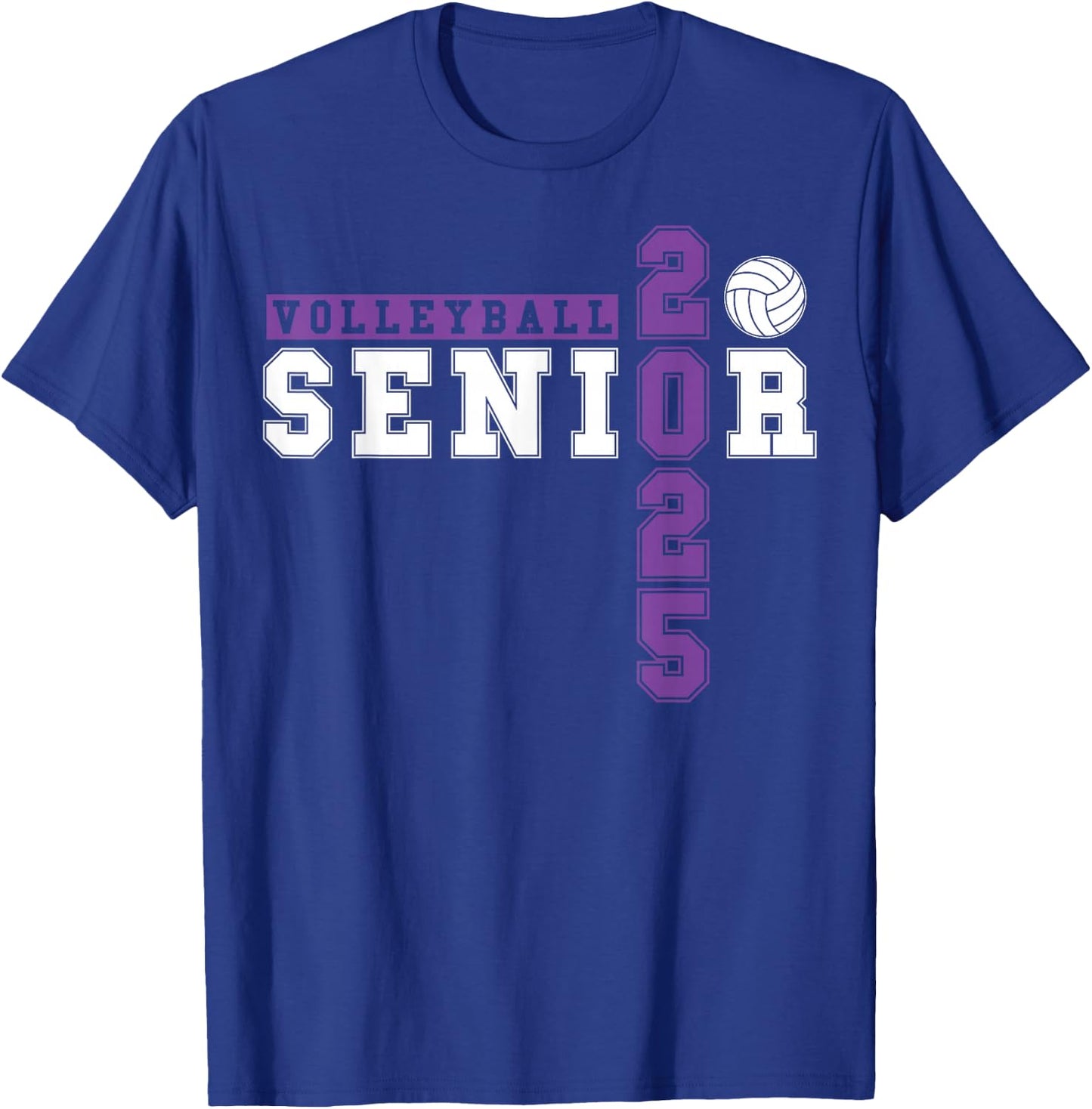 Volleyball Senior Night Volleyball Senior 2025 Graduation 26 T-Shirt - T-Shirt | Royal