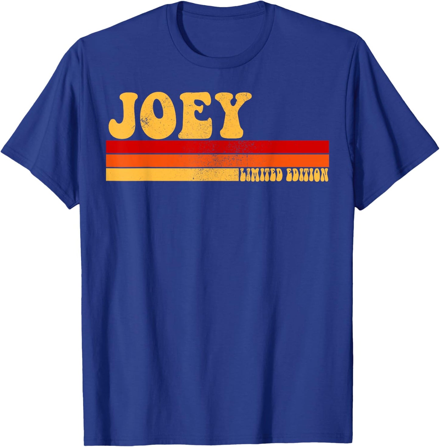 JOEY Name Personalized Idea Men Retro Vintage JOEY T-Shirt - T-Shirt | Royal