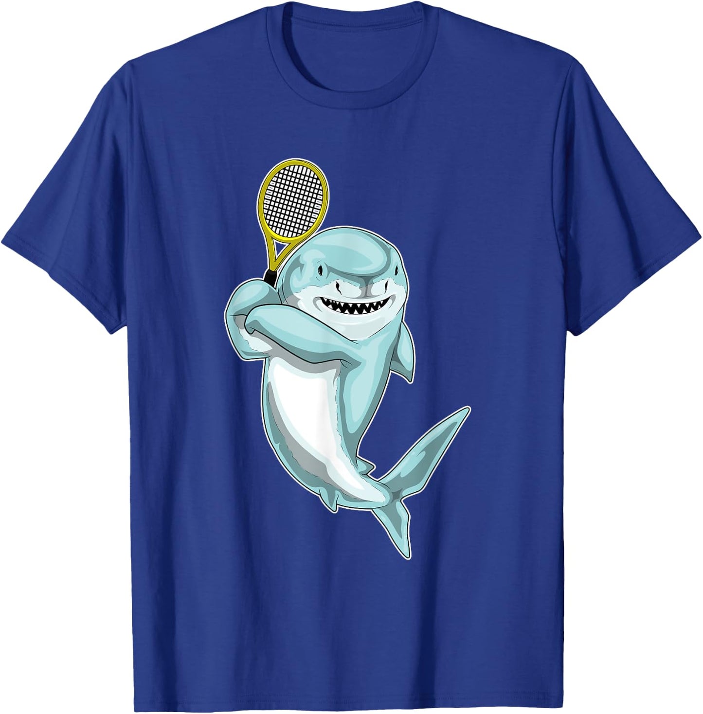Shark Tennis Tennis racket Sports T-Shirt - T-Shirt | Royal