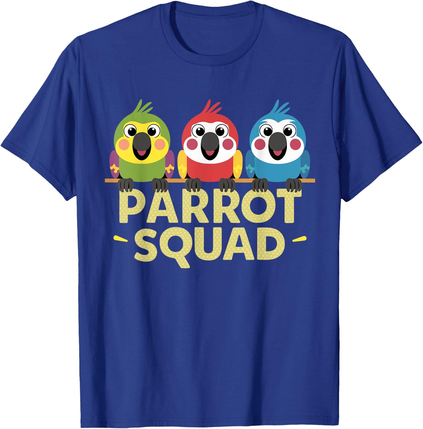 Parrot Squad for Parrot Lover Shirt | Kids Parrot T-Shirt - T-Shirt | Royal