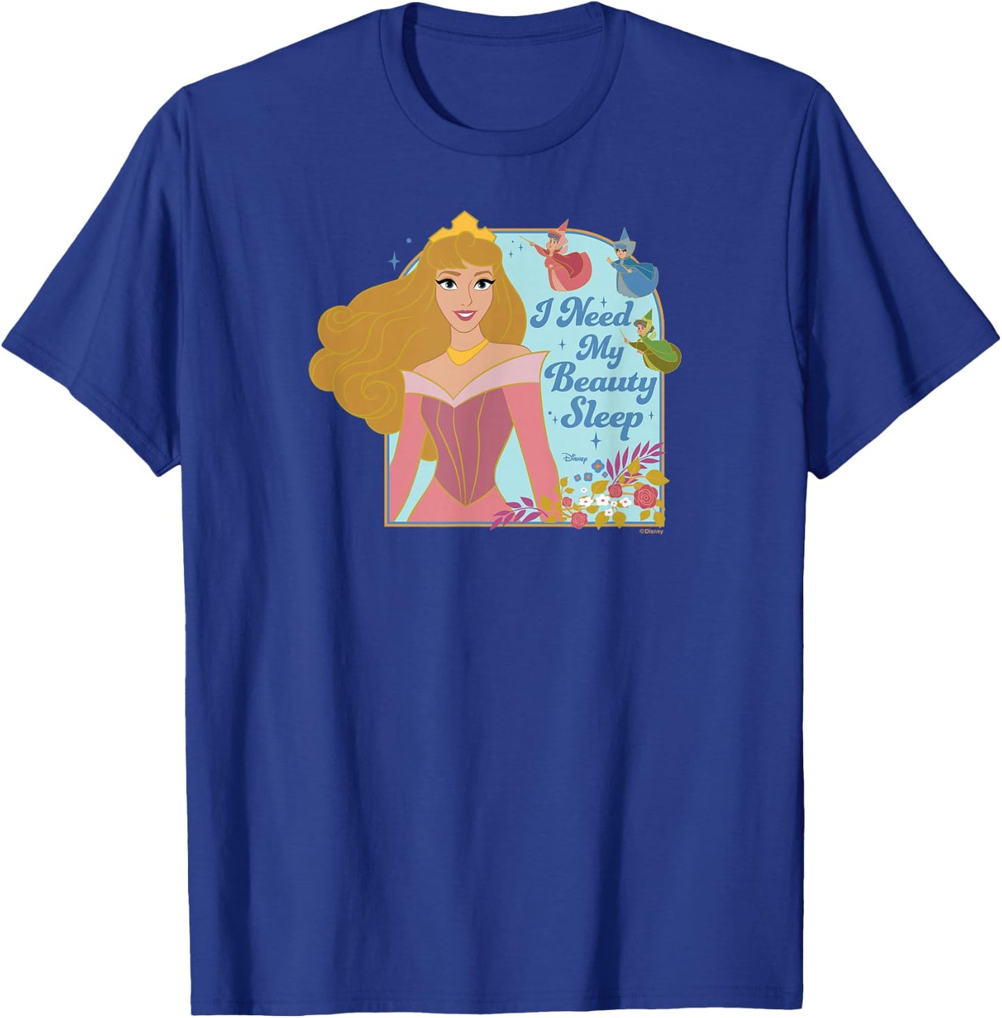 Disney Princess - Aurora Three Fairies Need My Beauty Sleep T-Shirt - T-Shirt | Royal