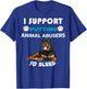 Rottweiler I support putting animal abusers to sleep T-Shirt - T-Shirt | Royal