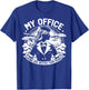 My Office Views are better than yours Flight Attendant T-Shirt - T-Shirt | Royal
