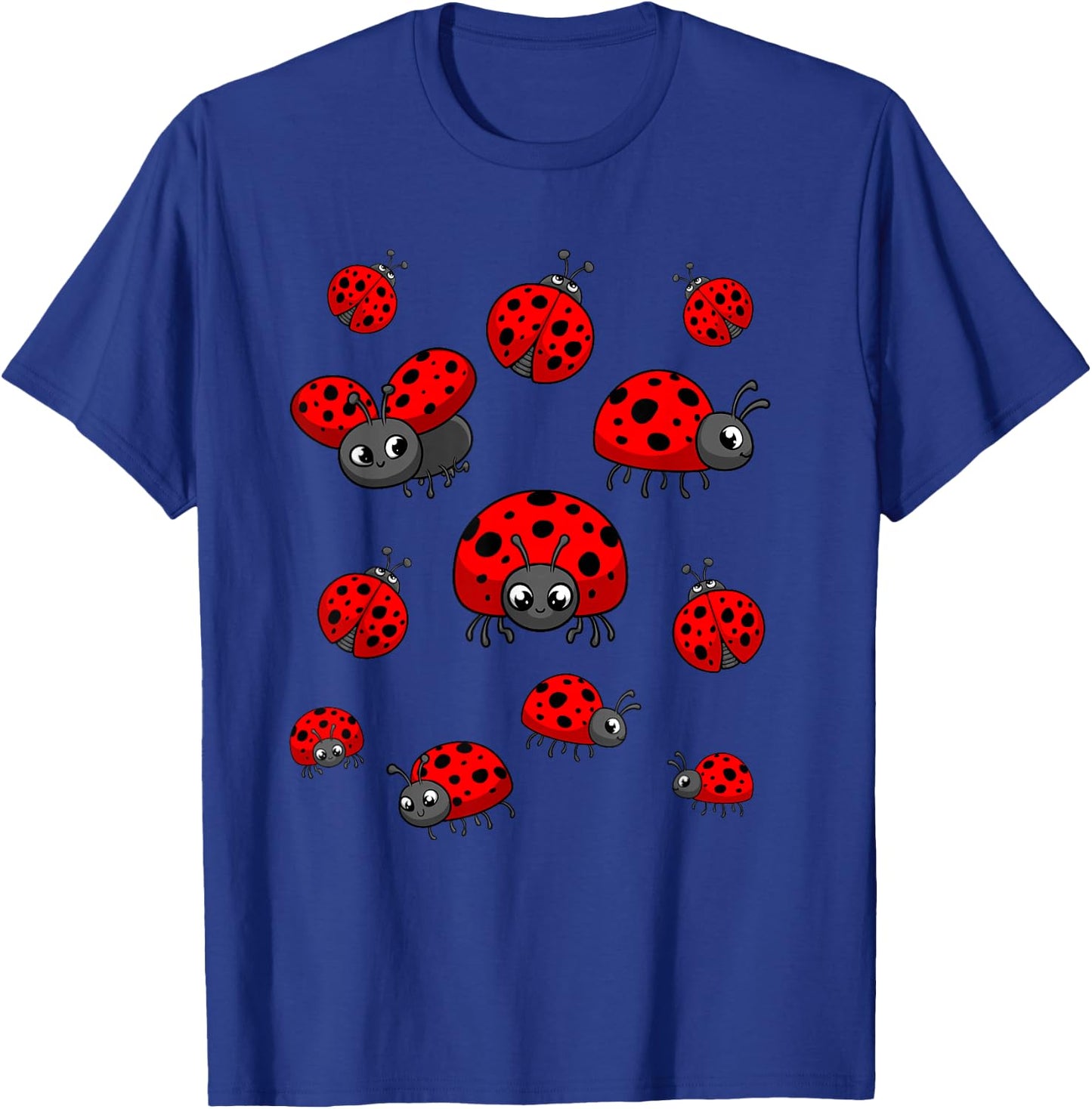 Ladybugs Art For Boy Girl Kid Toddler Insect Ladybug Lover T-Shirt - T-Shirt | Royal