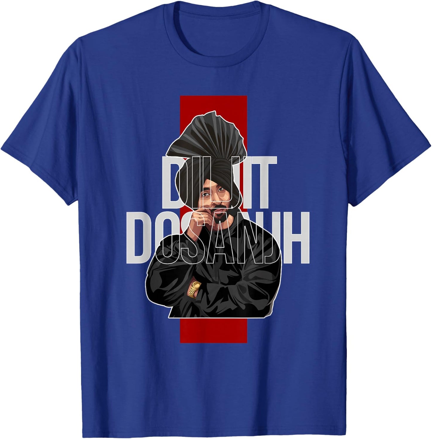DILJIT DOSANJH | Punjabi Singer | Desi Apparel | Punjabi T-Shirt - T-Shirt | Royal