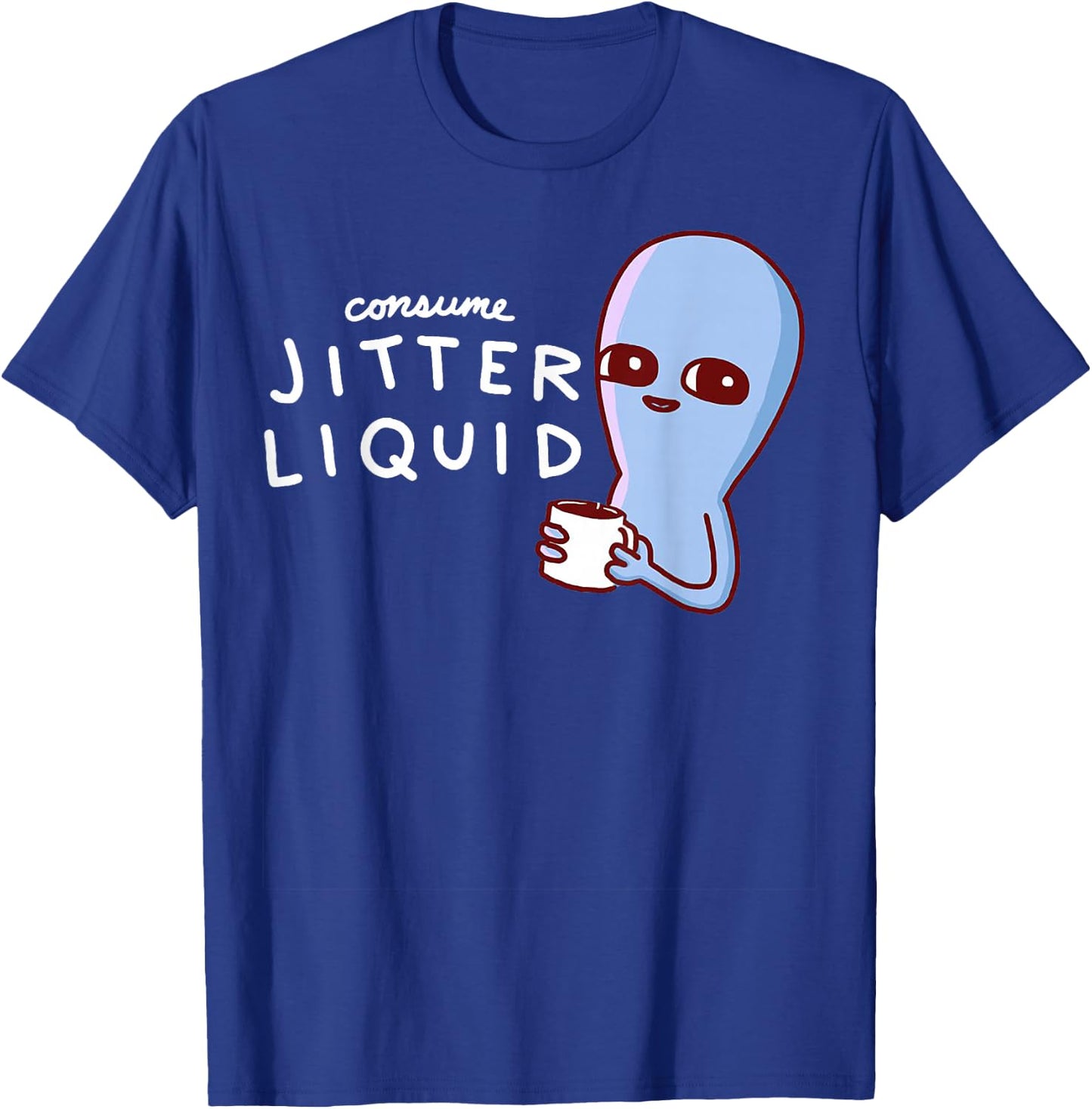 Consume Jitter Liquid Allien T-Shirt - T-Shirt | Royal