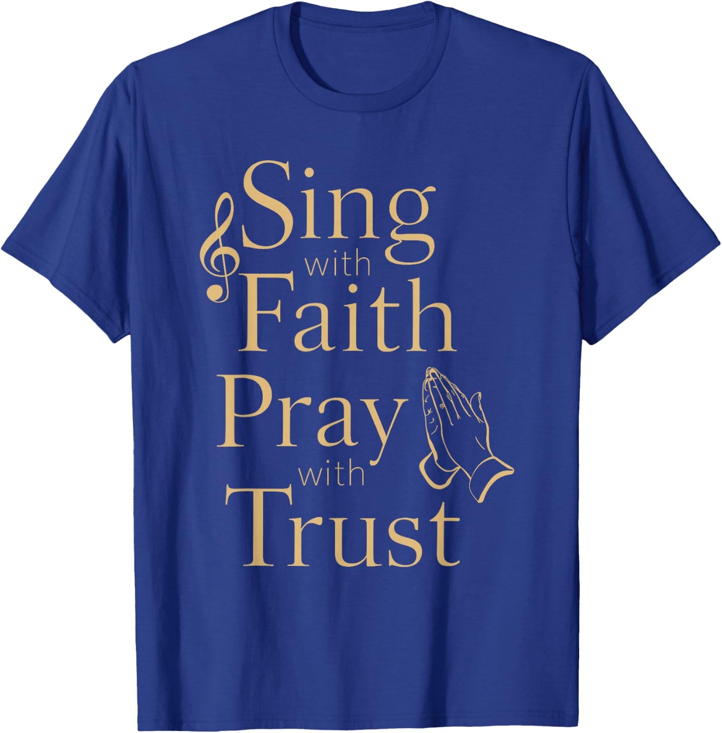 Choral music Religious singing Faith-based music Jesus Choir T-Shirt - T-Shirt | Royal