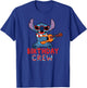 Disney Lilo & Stitch Tropical Birthday Crew Party Matching T-Shirt - T-Shirt | Royal