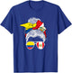 Peru Colombia Flag Hispanic Herritage Peruvian Colombia Girl T-Shirt - T-Shirt | Royal
