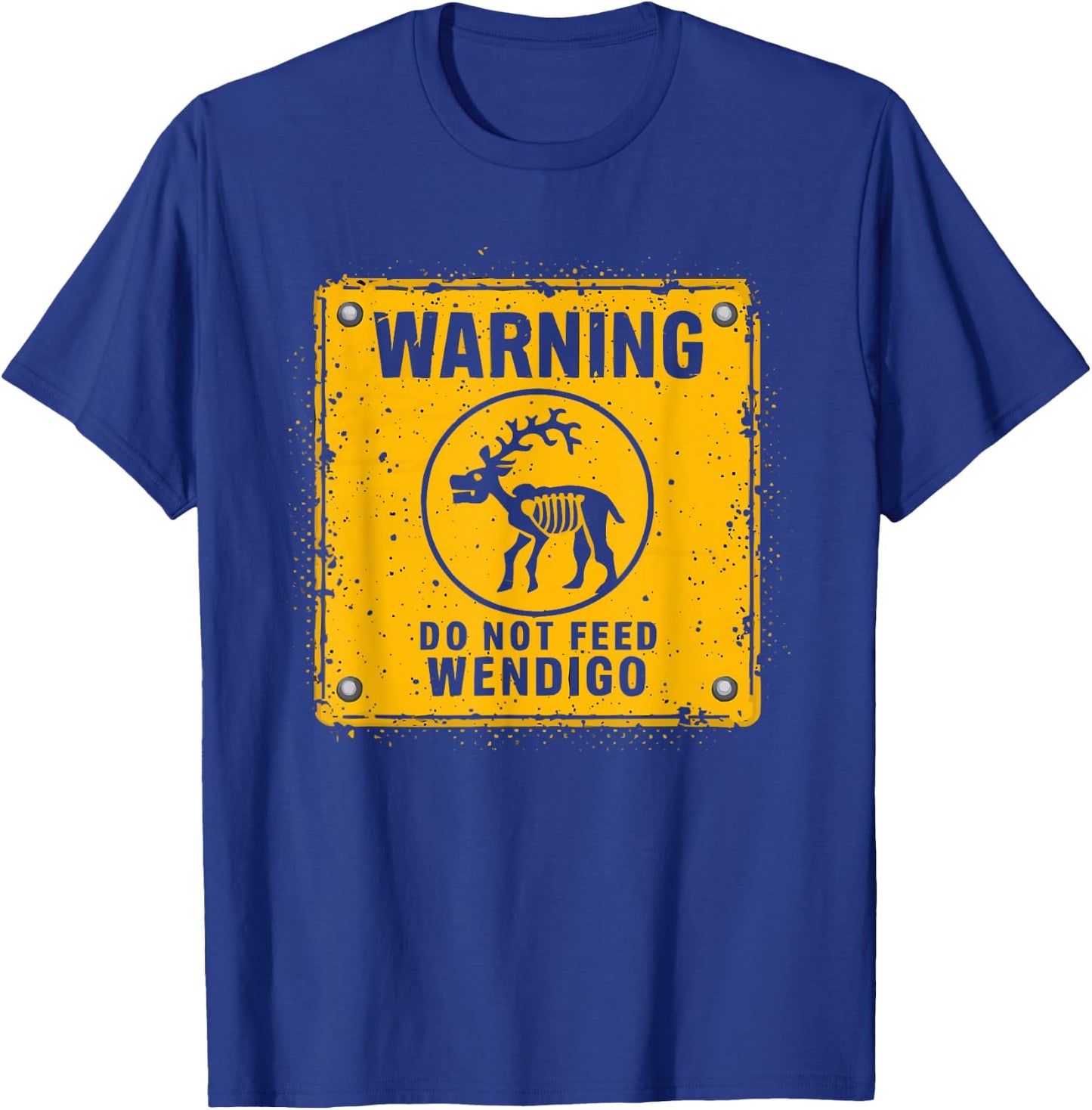 Wendigo Monster Legendary Creature Cryptozoology Cryptid T-Shirt - T-Shirt | Royal