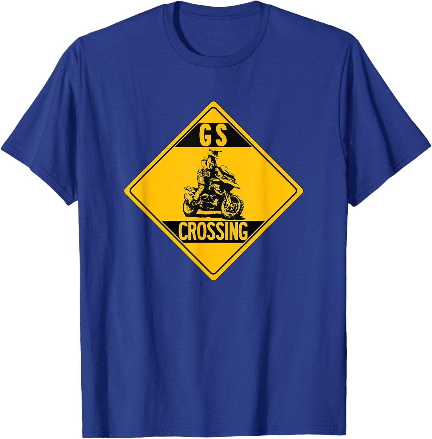Enduro Motorcycle Designs R1200GS Enduro GS - Men's Black Classic Fit Short Sleeve - Motorcycle Themed - Gift - All Seasons - 1 Count - Size Small T-Shirt - T-Shirt | Royal