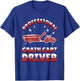 Professional Grain Cart Driver Fun Tractor Operator Farming T-Shirt - T-Shirt | Royal