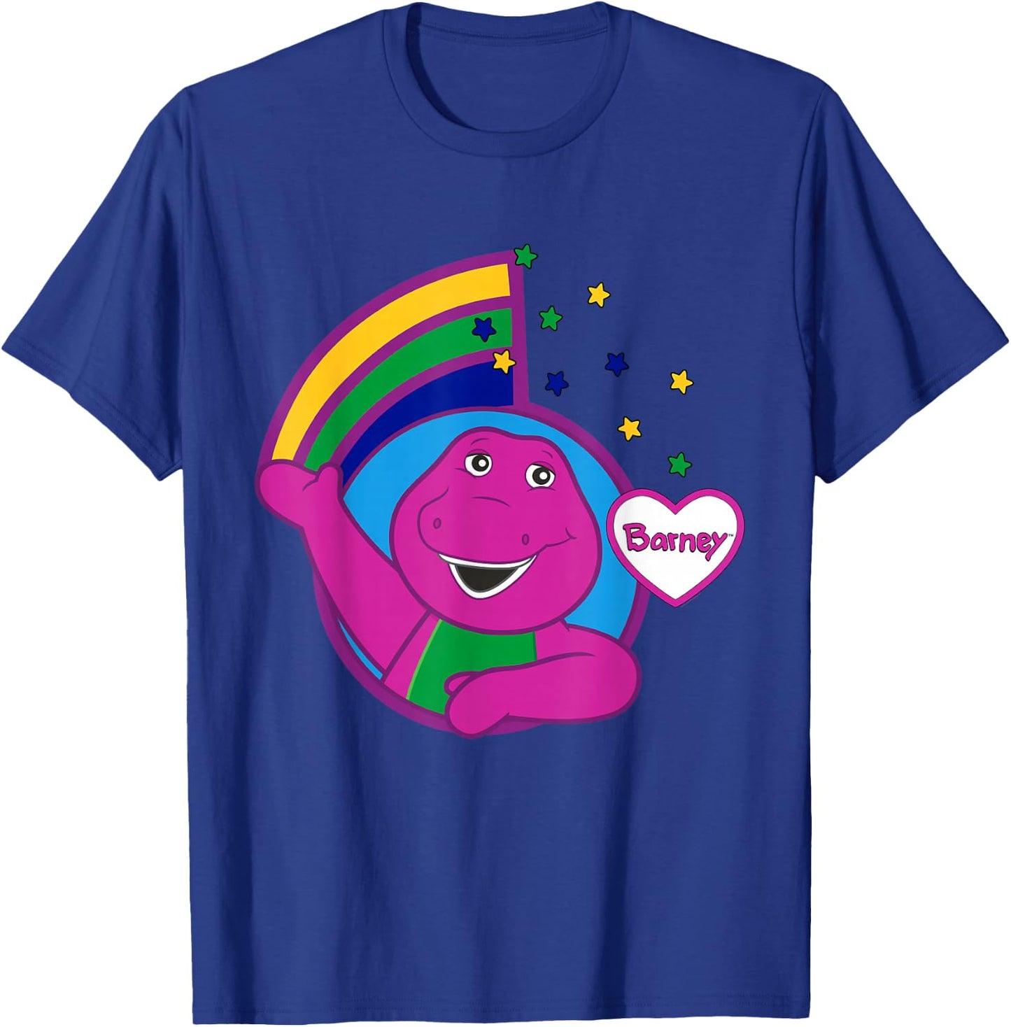 Barney - Rainbow -rific T-Shirt - T-Shirt | Royal