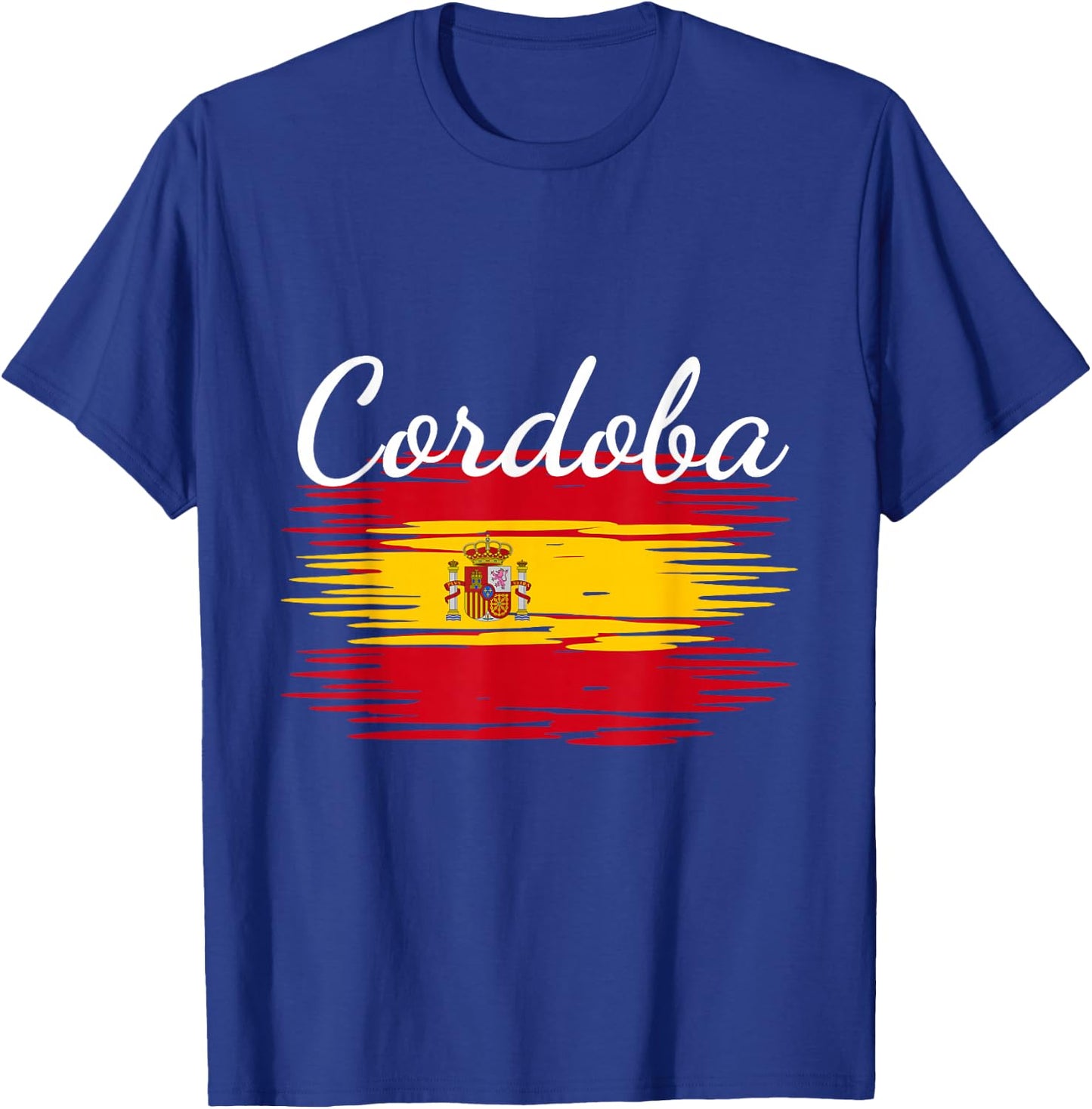 Cordoba Spain Flag Espana Espanol Matching Spanish T-Shirt - T-Shirt | Royal