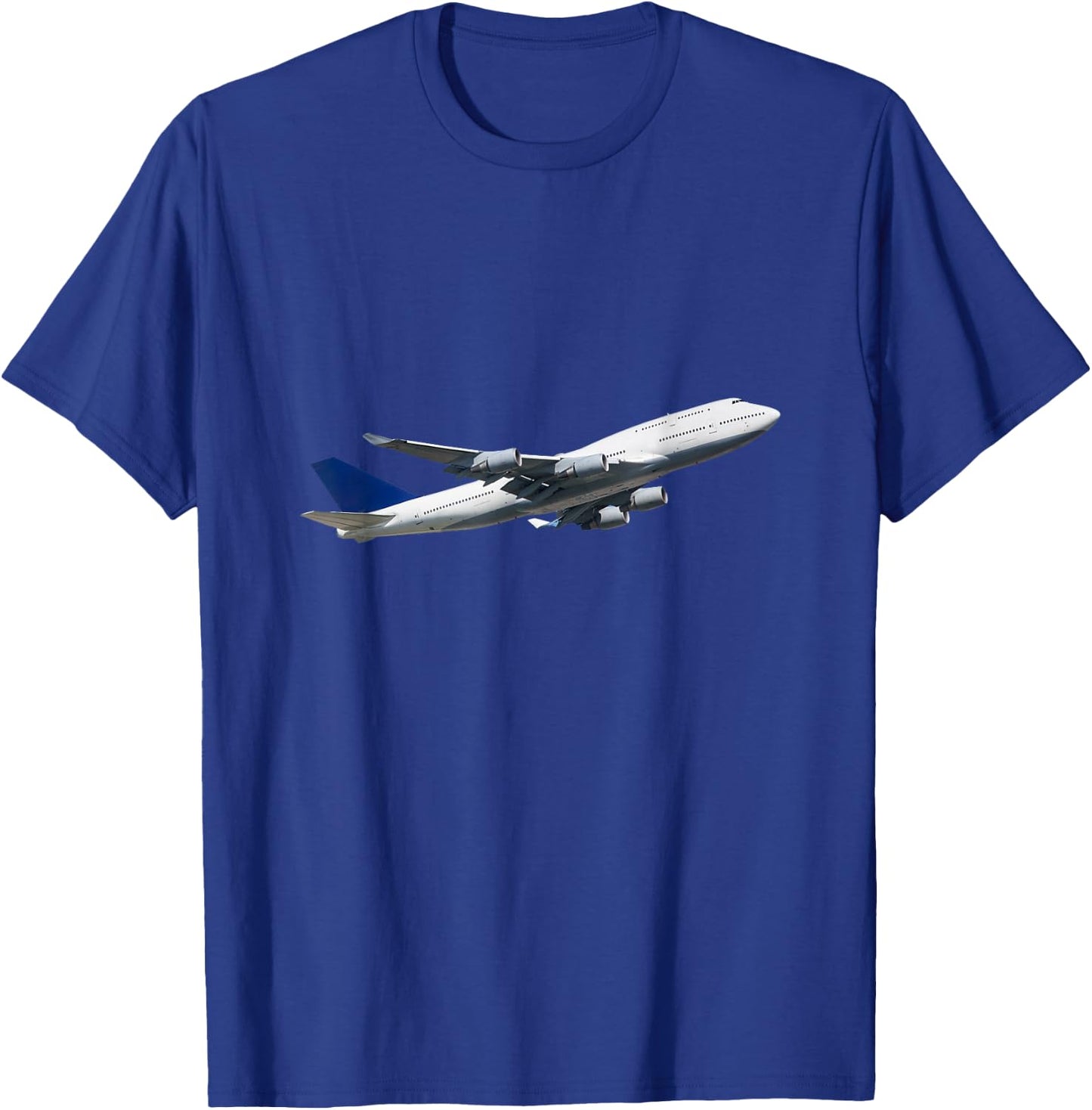 Jet Airliner 747-400 T-Shirt - T-Shirt | Royal