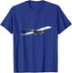 Jet Airliner 747-400 T-Shirt - T-Shirt | Royal